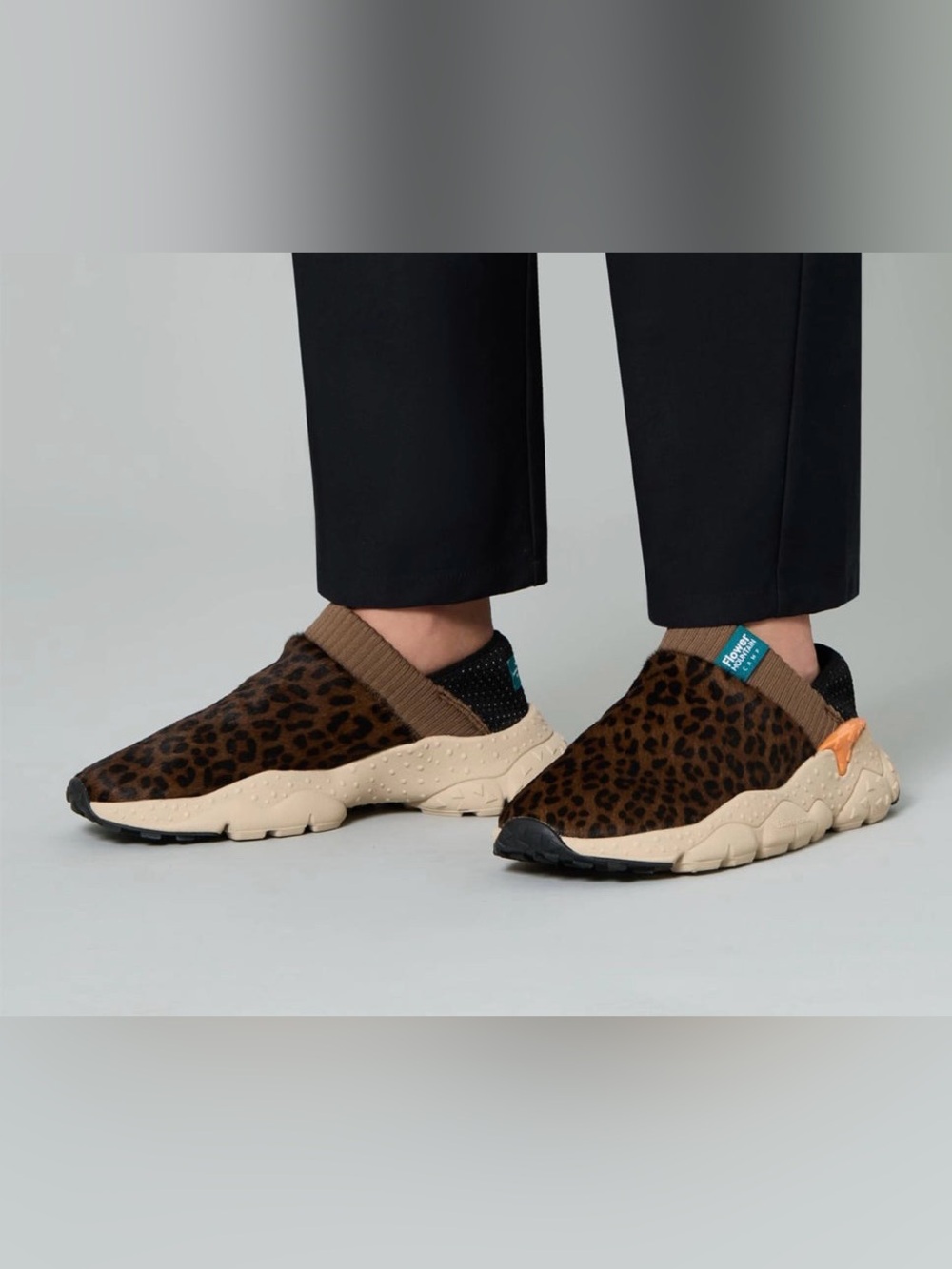 Flower Mountain Camp Uni Leopard Sneakers